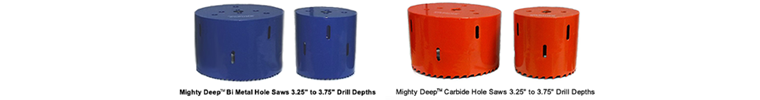 mighty deep hole saws - pipemanproducts.com