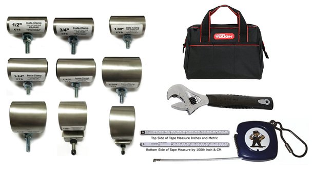 PipeManProducts.com - Insta-Clamp Plumbers Kit