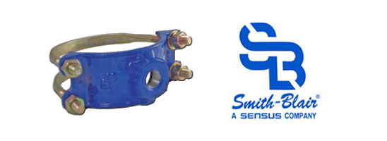 PipeManProducts.com Smith Blair 314 Ductile Iron Double Bale Service Saddle