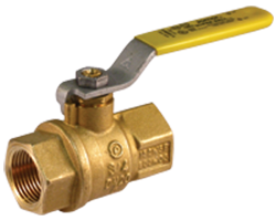 Jomar 2 inch Full Port Brass Ball Valve with Threaded Connections  PN25 